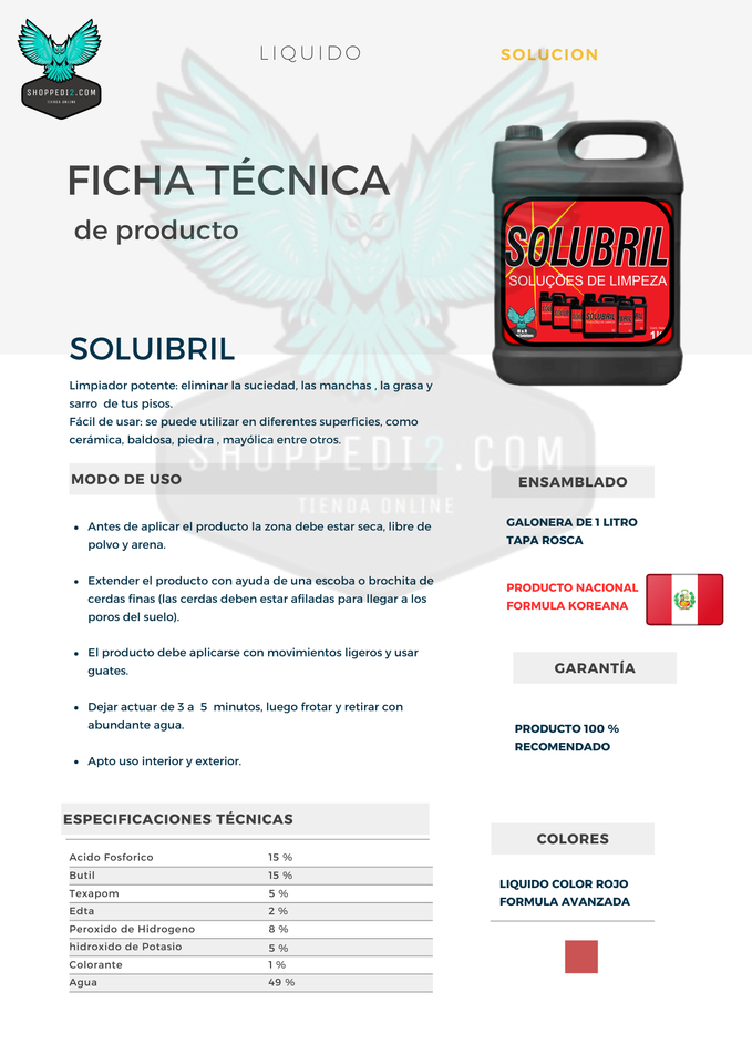 SOLUBRIL - LIMPIEZA 🧽 PARA TODO TIPO DE PISOS 🏠 ORIGINAL